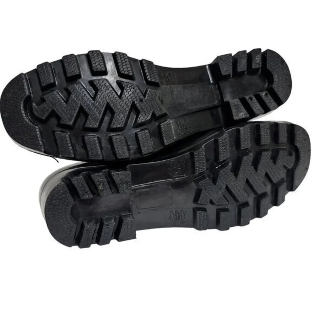 Roberto Cavalli Boots Black Rubber Rain 35
